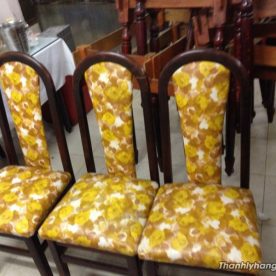 Thanh lý ghế bàn ăn nhà hàng màu vàng